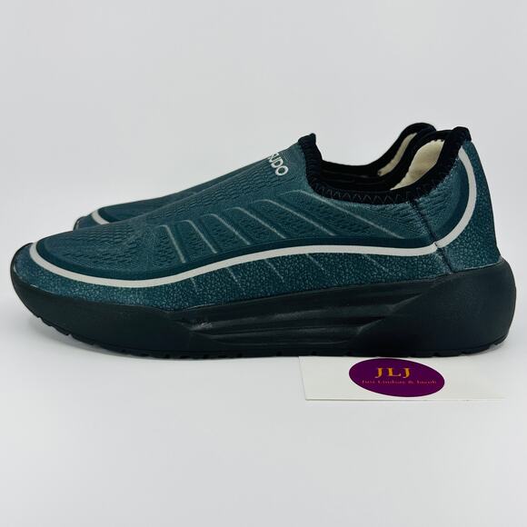 Psudo Men's Racer Sport Slip On Sneaker Shoes Black Made in USA Size 9 - Picture 5 of 12